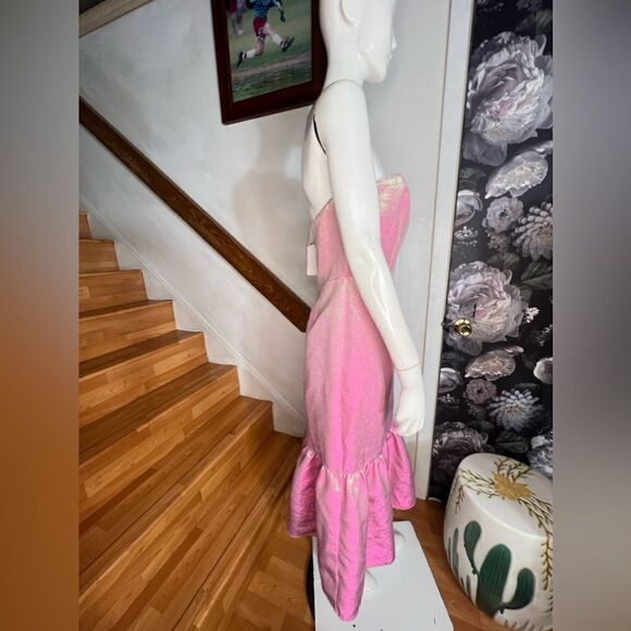 Gin & Jules Lexi Crystal Trim Midi Dress - Picture 7 of 14